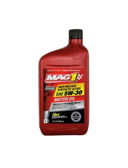 Mag1 5w30 Synthetic Blend High Mileage 6/1QT